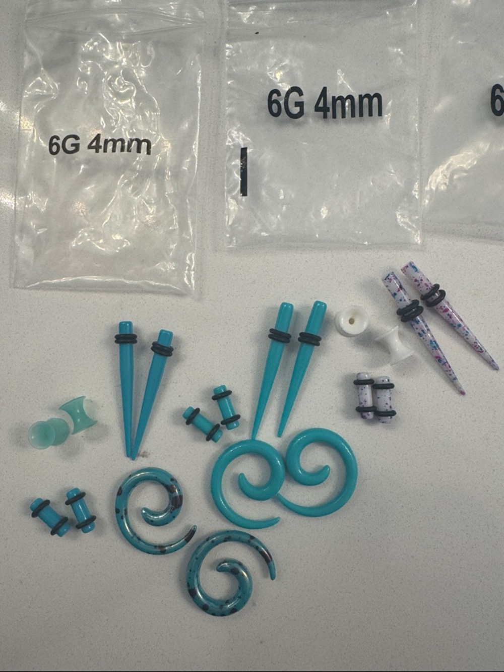 Snail Unisex Ear Gages Expanding Set